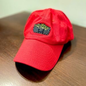 Any Memes “Money Bag” RED Adjustable Dad Hat